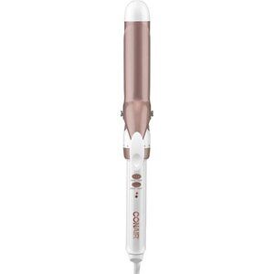Double Ceramic 1 1/4-Inch Curling Iron, 1 ¼ inch barrel produces loose curls
